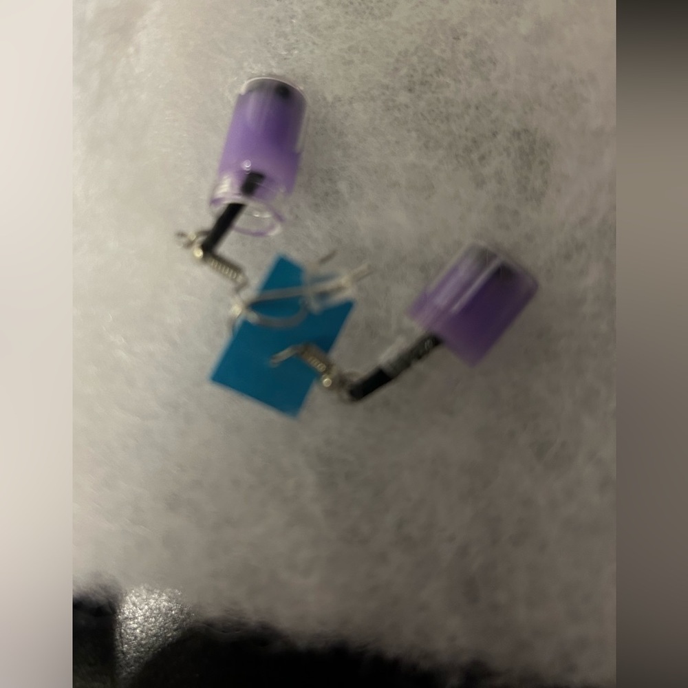 Gorgeous NWT EARRINGS HYPOALLERGENIC stainless sterling silver ceramic c… - Picture 4 of 7